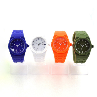 Fashion Design Unisex Fashion Silicone Rubber Sport Watches CE ROHS Approved