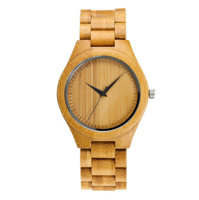 2019 Eco-friendly Wood Quartz Wooden Watches Men With bamboo watch box
