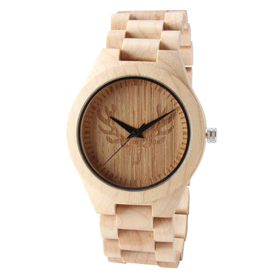 Minimalist Simple Wooden Quartz Watch  Lightweight For Lovers Couple Men Women