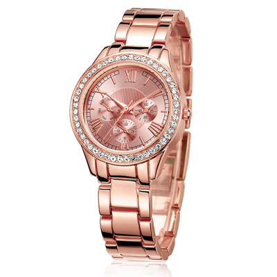 Waterproof Diamond Pc20 Pc21 Quartz Wrist Watch For Women Lady