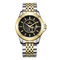 Waterproof Copper Dial Quartz Stainless Steel Watch Luminous Men Mechanical Watch