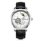 Automatic mechanical movt stainless steel caseback wrist watch for men