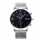Custom Color Luxury Wrist Watch , Stainless Steel Chronograph Watch Mens
