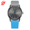 Durable Silicone Japan Movt Womens Watch Round Face With Screen Printing Logo