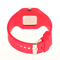 Red Color Silicone Square Watch Water Resistant With Quartz Movement