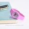 Pink Color Kids Waterproof Watch China / Japan Movt For Birthday Gift