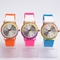 Promotional Elegance Silicone Sports Watch For Ladies Logo Debossed