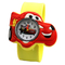 Lovely Cute Silicone Quartz Kids Watch With Car Shaped Dial Customized Logo