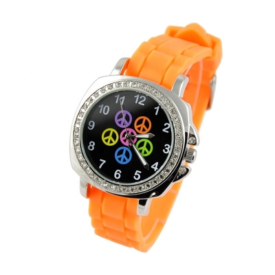 Silicone Monol Watches in Different Colors with Japan Movt DWG--R0107-4