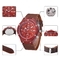 Simple design dial wooden watch case wooden watches for men
