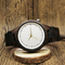 Natural Real Black Sandal Wooden Mens Quartz Watch , Japan Movement Quartz Watch