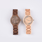 Japan Movement Maple Wooden Quartz Watch Water Resistant For Christmas Gifts