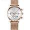 Stainless Steel Mesh Band Chronograph Watch Men Luxury Quartz OEM Watches
