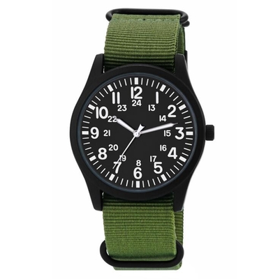 Waterproof Men'S Nylon Strap Watches Military Style CE RHOS Approved