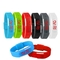 Plastic Case LED Digital Silicone Sports Watch With Chinese Electronic Movement