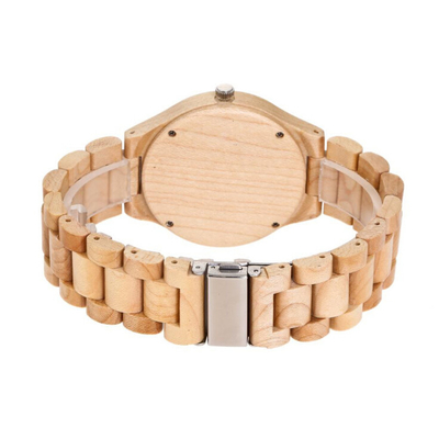 Original Design Bamboo Wooden Quartz Watch , Japan Movement Quartz Watch