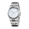 12 Month Guarantee Mens Quartz Watch Silver Bracelet Watch  IP Plated