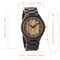 Vintage Bamboo Wooden Watch Water Proof Casual Wood Watches