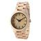 Design hot sell natural bamboo wooden watch maple wooden strap watches