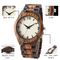 Custom Logo Bamboo Wooden Watches High Durability For Lover Couple Valentine's Day
