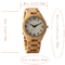 Fashion Vintage Men Bamboo Wrist Watch , Japan Movement Quartz Watch Hand Made