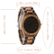 Wooden Strap Most Accurate Quartz Watch  Oem Logo Handmade Round Case Shape