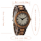 Big Dial Most Accurate Quartz Watch Environmentally Friendly With All Wooden Band