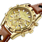 OEM Leather Strap Quartz Watch Fashion Male Casual Dual Function