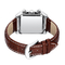 OEM Dial Wrist Genuine Leather Quartz Watch For Business Man