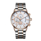 Gents Mens Quartz Watch with Stainless Steel Solid Band