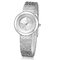 Fashion Reflected Stainless Steel Shiny Sunray Womens Watches