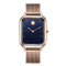 Alloy case watches unisex quartz watch leather strap brand your logo