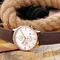 Chronograph Leather Relogio Mens Wristwatch 3bar Alloy