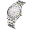 Stainless Steel Solid Band Mens Quartz Watch PVD Plated Gold 3 ATM Waterproof