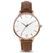 3 Atm Water Rating Quartz Ladies Wrist Watches With Thin Casual Strap