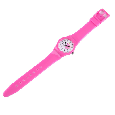 Minimalist Slim Band PU Plastic Children Watch Japan SEIKO Quartz Movement