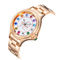 Fashion Women Alloy Ladies Quartz Watches Luxury Rose Gold Waterproof