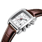 Leather Strap Luxury Wrist Watch Quartz Chronograph Wristwatch