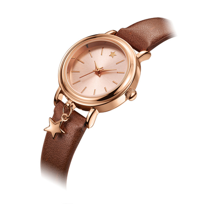 Quartz Pc21 Womens Fashion Watch Leather Fancy Waterproof 30mm