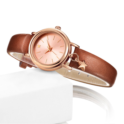 Quartz Pc21 Womens Fashion Watch Leather Fancy Waterproof 30mm