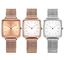 316L Stainless Steel Womens Fashion Watch Your Own Logo Square Case