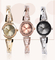 Japan Movt Alloy Quartz Lady Wrist Watch Stainless Steel Back Water Resistant