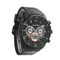 30mm Waterproof Sport Wrist Watch Chronograph Quartz Military Genuine Leather Strap
