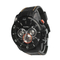 30mm Waterproof Sport Wrist Watch Chronograph Quartz Military Genuine Leather Strap
