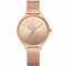 3ATM 2035 Quartz Movement Women Watch Mesh Strap With PVD Plated