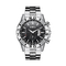 Chronograph Mens Quartz Watch SS Strap 42mm Case Calendar Wrist Watch