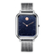 OEM Logo Luxury Wrist Watch Mens Quartz Movement Waterproof Square Watch