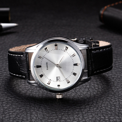 Printing Dial Custom Design Watches 316L Stainless Steel Case Quartz Analog Wrist Watch